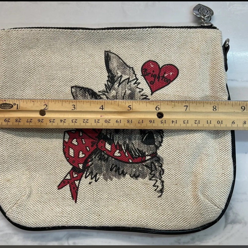 BRIGHTON Scottie Exercise Accessorize Pouch Canvas Bag - Picture 5 of 8